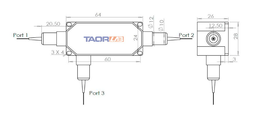 TaorLab fiber circulator